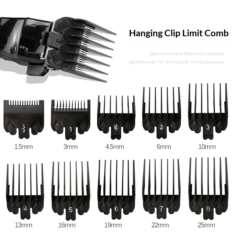 Men Accessories Combo Set - Набор из 8 сменных насадок-гребней для