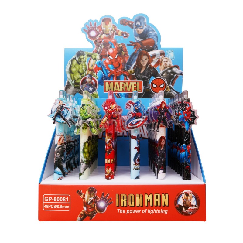Men Accessories To Look Good - Ручка-гель Marvel Avengers Spider-Man Iron Man