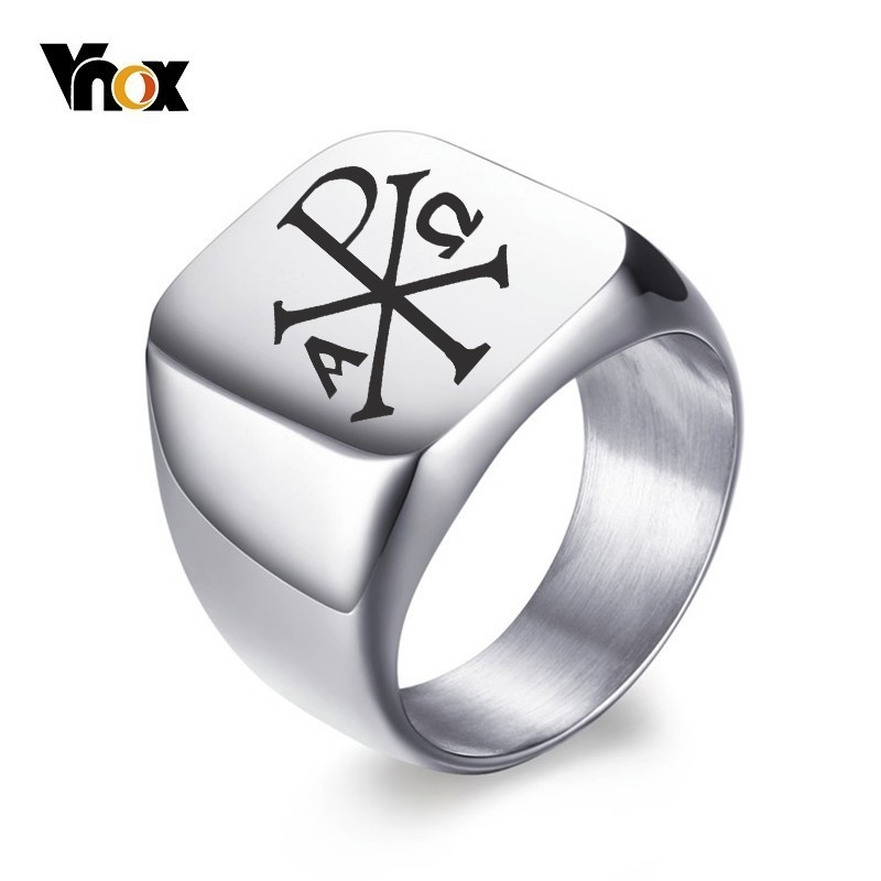 Signet Ring Men - Мужское кольцо в виде знака из