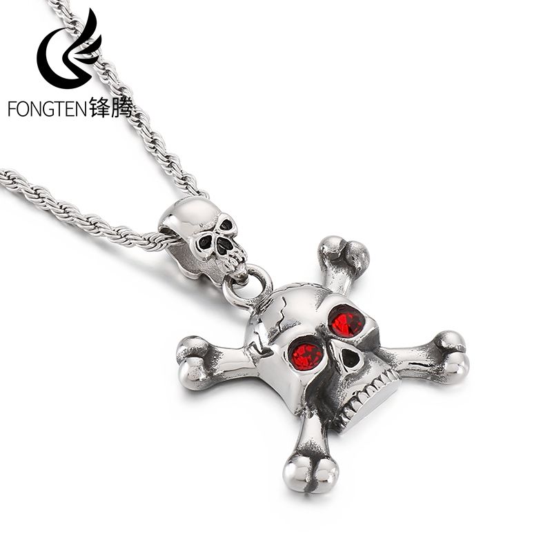 Men Accessories Singapore - Fongten ожерелье из нержавеющей стали с
