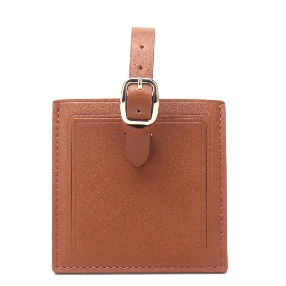 Men Accessories Name - Квадратные кожаные бирки для багажа с