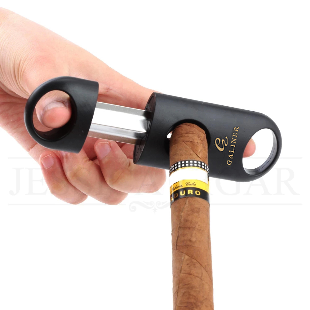 Cigar Cutter Set - GALINER, пластиковый V-образный резак из нержавеющей