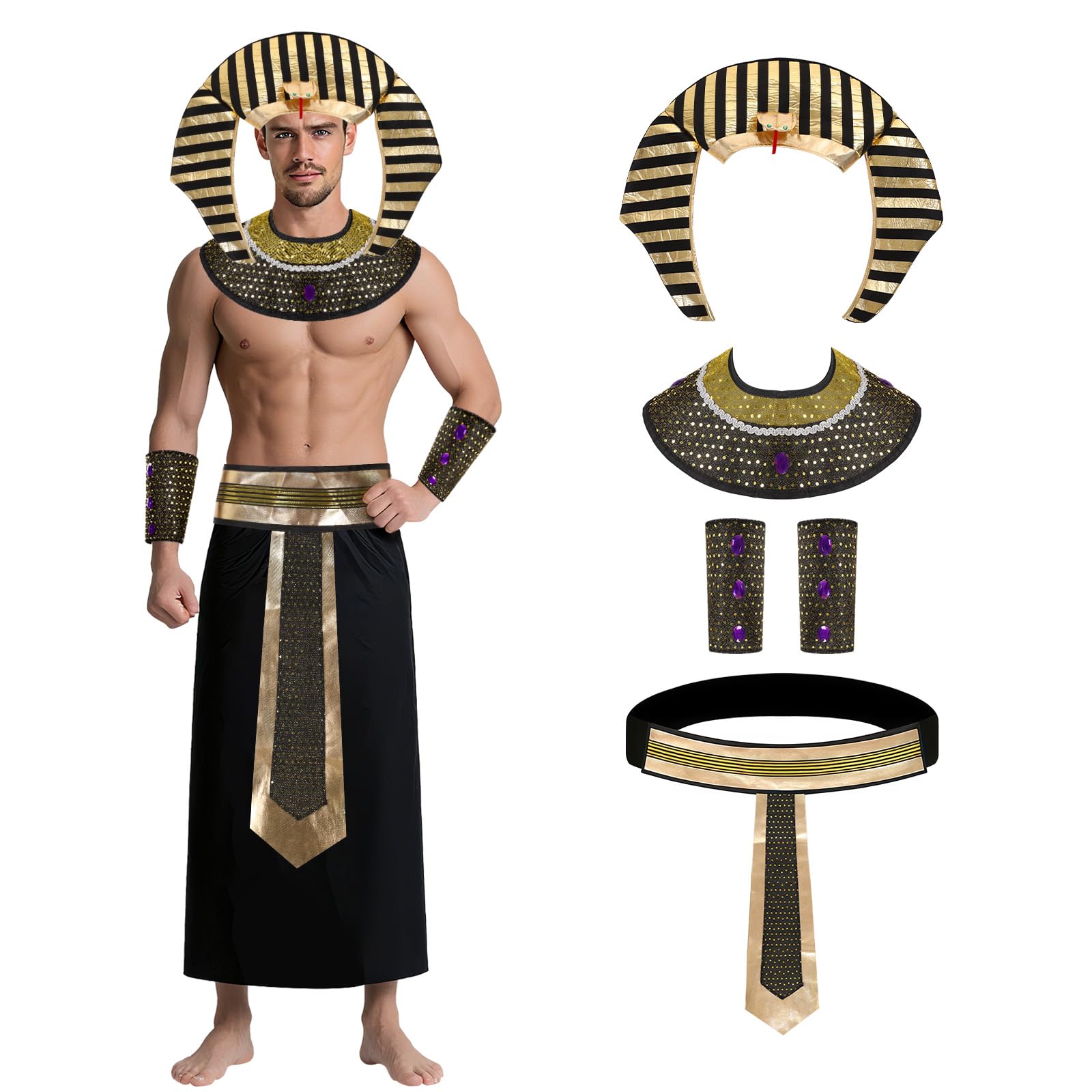 Men Accessories Egypt - Аксессуары для костюмов египетской Клеопатры, головной