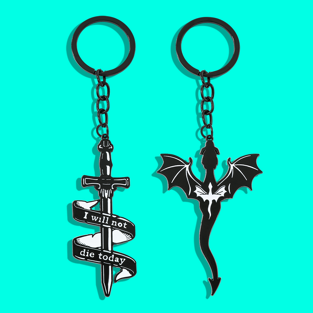 Men'S Accessories Jewelry - Брелок-подвеска «Четвертое крыло» с черным драконом,