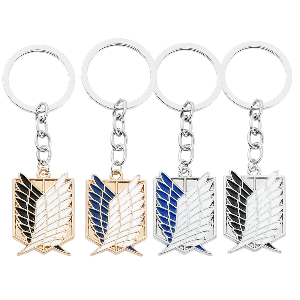 Men'S Accessories Jewelry - Металлический брелок-значок «Атака Титанов» с эмалевым