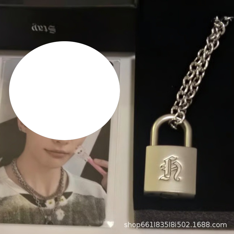 Men'S Accessories Jewelry - Модное креативное металлическое ожерелье с замком