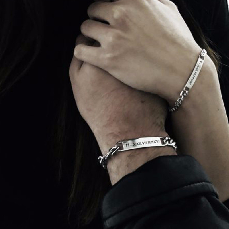 Men Accessories Chain And Bracelet - Браслет мужской/женский/мужской, из нержавеющей стали, с