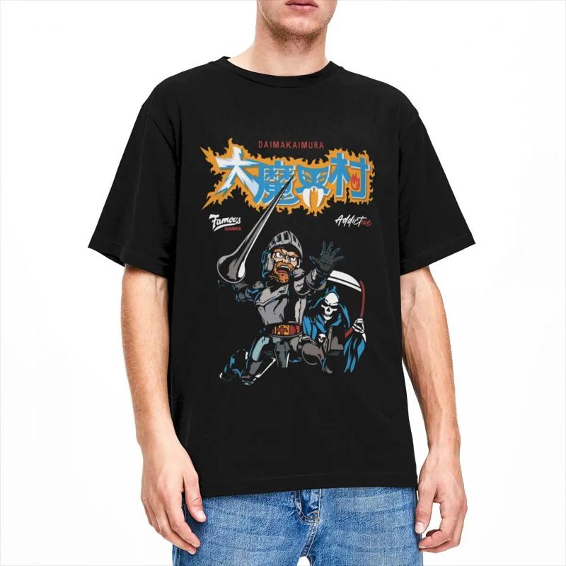 Men Accessories For Neck - Футболка Ghouls N Ghosts Dai Makai