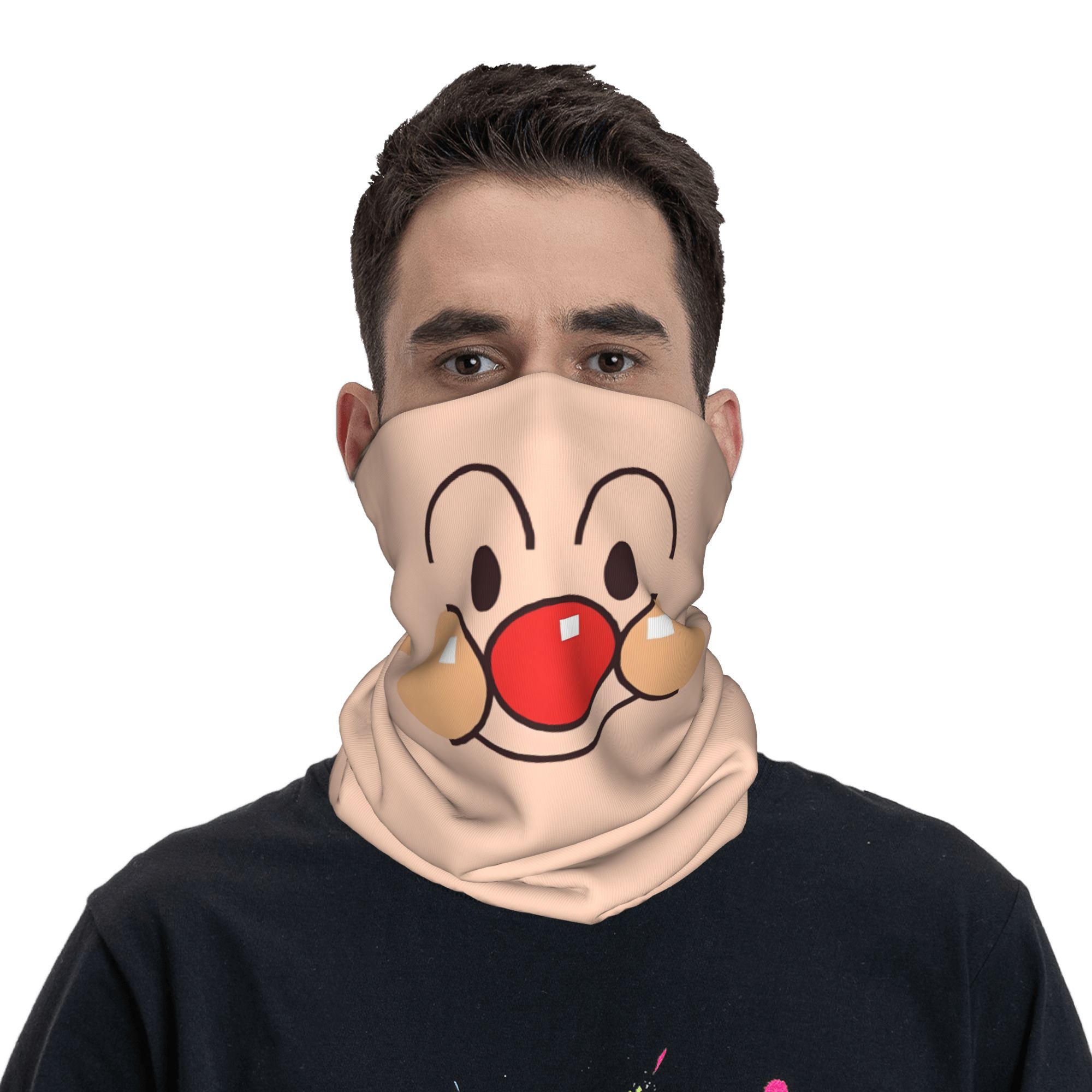Men Accessories For Neck - Многофункциональная бандана-балаклава с принтом Аньпанмана: ветрозащитный