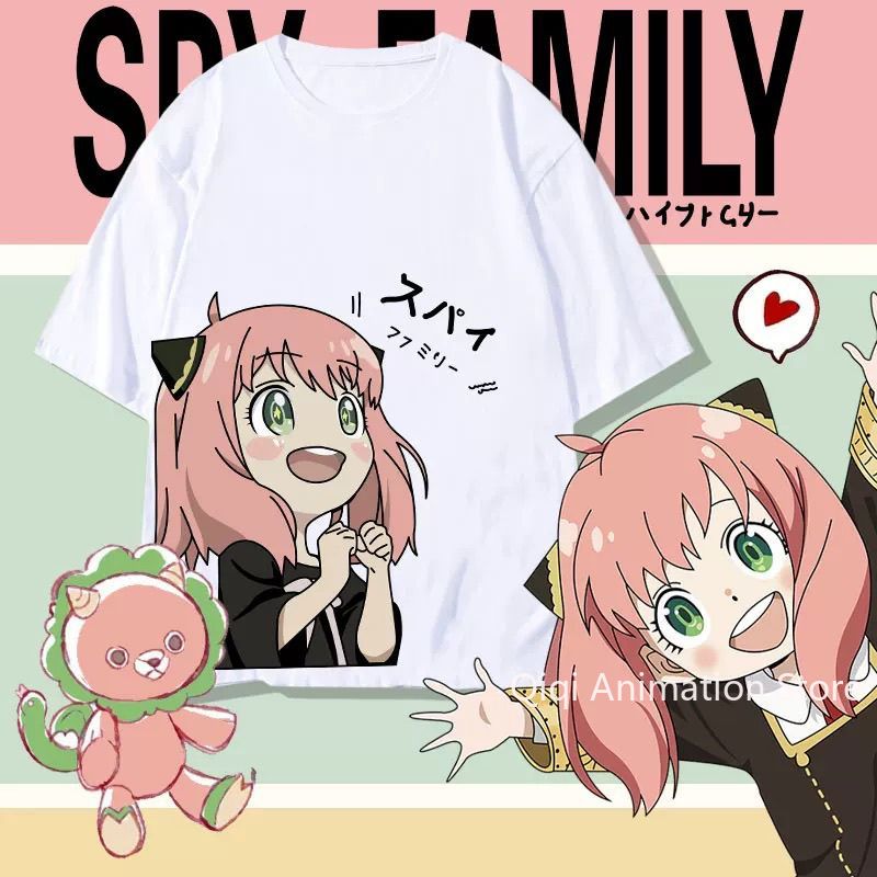Men'S Accessories Anime - Футболка с коротким рукавом SPY×FAMILY Anime
