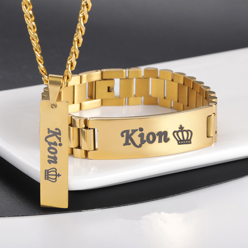 Men Accessories Name - Мужское ожерелье с именем на заказ,