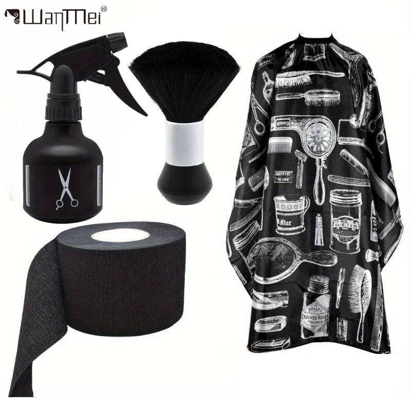 Men Accessories Combo Set - Профессиональный набор парикмахерских накидок, водонепроницаемый халат