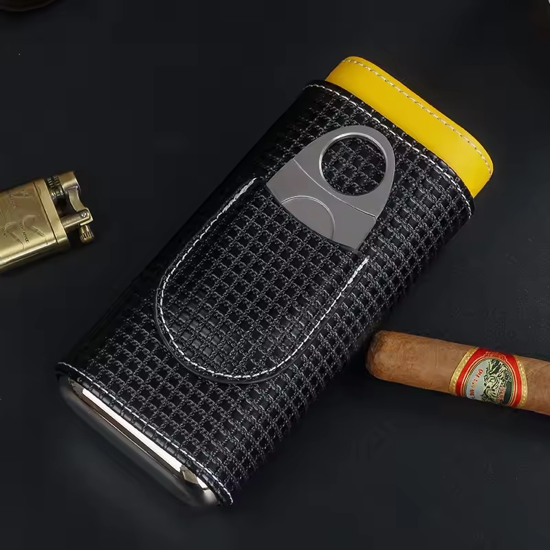 Портативный кожаный хьюмидор д – обзор и цена Cigar Cutter Set