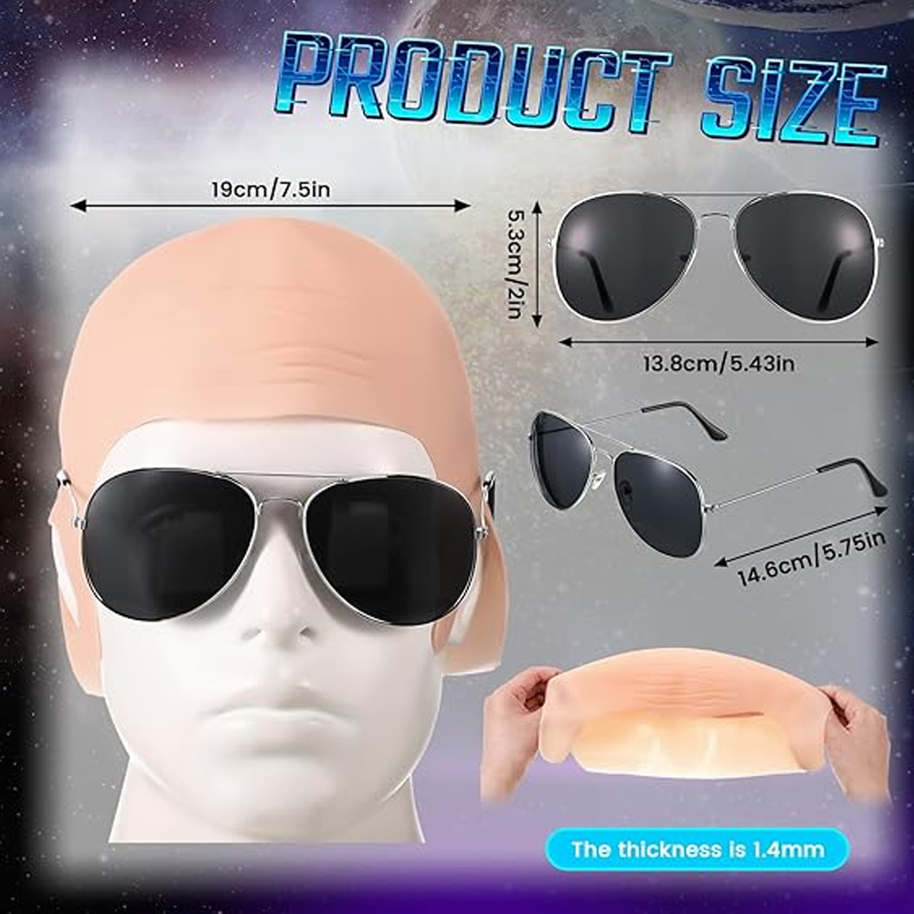 4 шт., набор лысиных шапок для – обзор и цена Men Accessories Combo Set