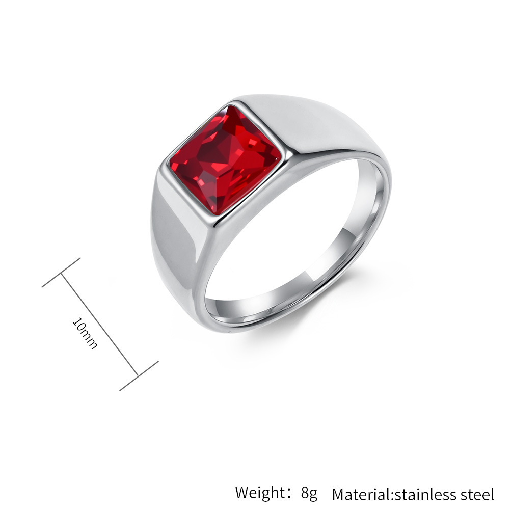 Кольцо-печатка из нержавеющей  – обзор и цена Signet Ring Men