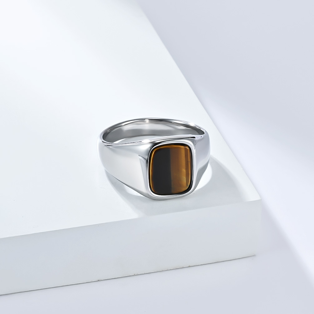Новое модное винтажное кольцо- – обзор и цена Signet Ring Men