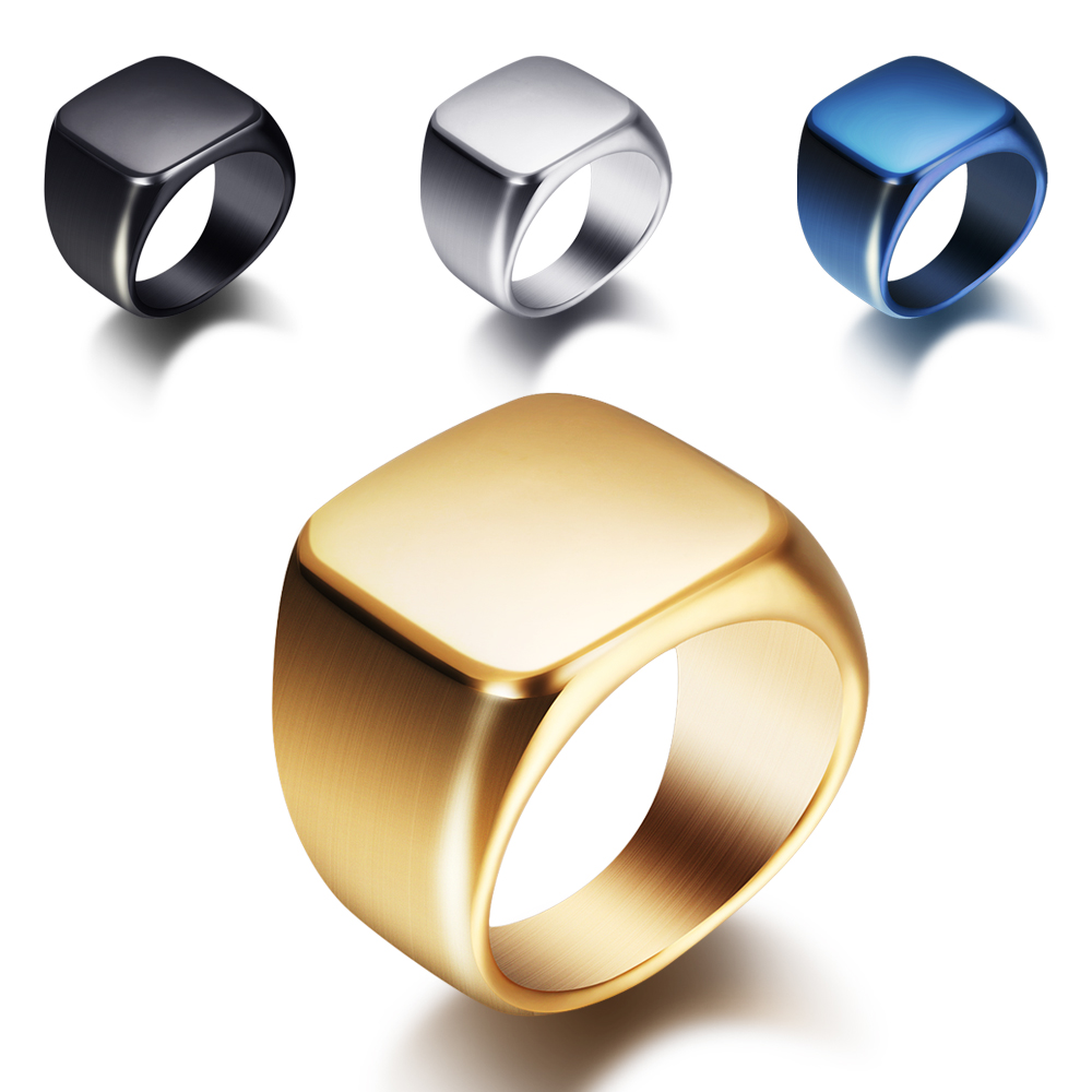 Бесплатная гравировка, новые с – обзор и цена Signet Ring Men