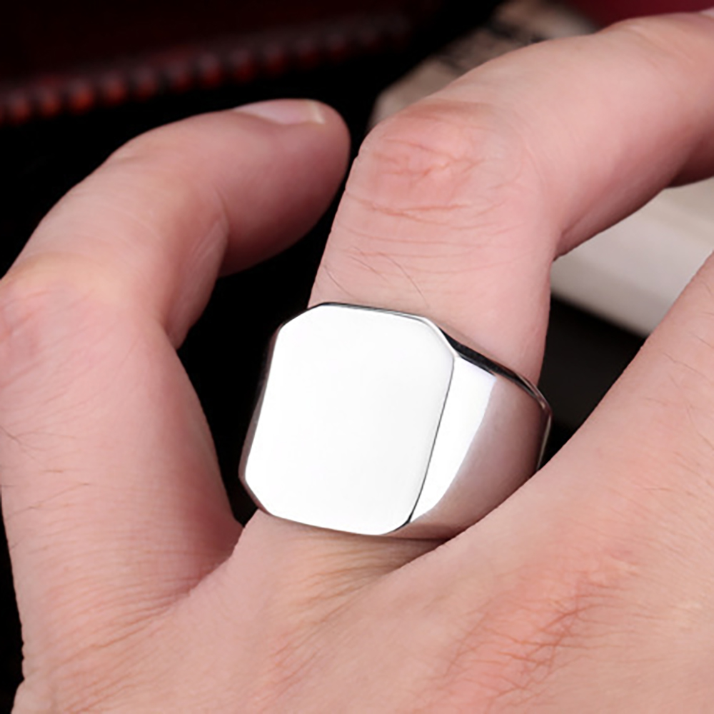 Бесплатная гравировка, новые с – обзор и цена Signet Ring Men