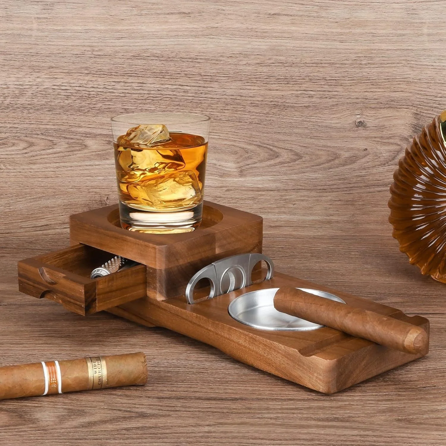Роскошная коробка для аксессуа – обзор и цена Cigar Cutter Set