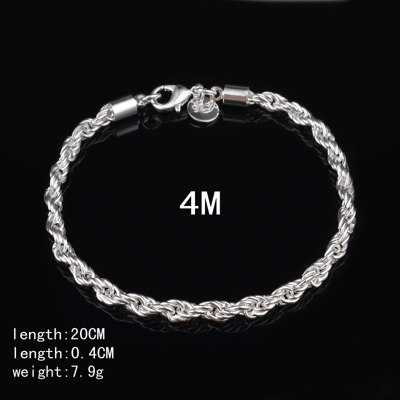 Браслет из серебра 925 пробы с – обзор и цена Men Accessories Singapore