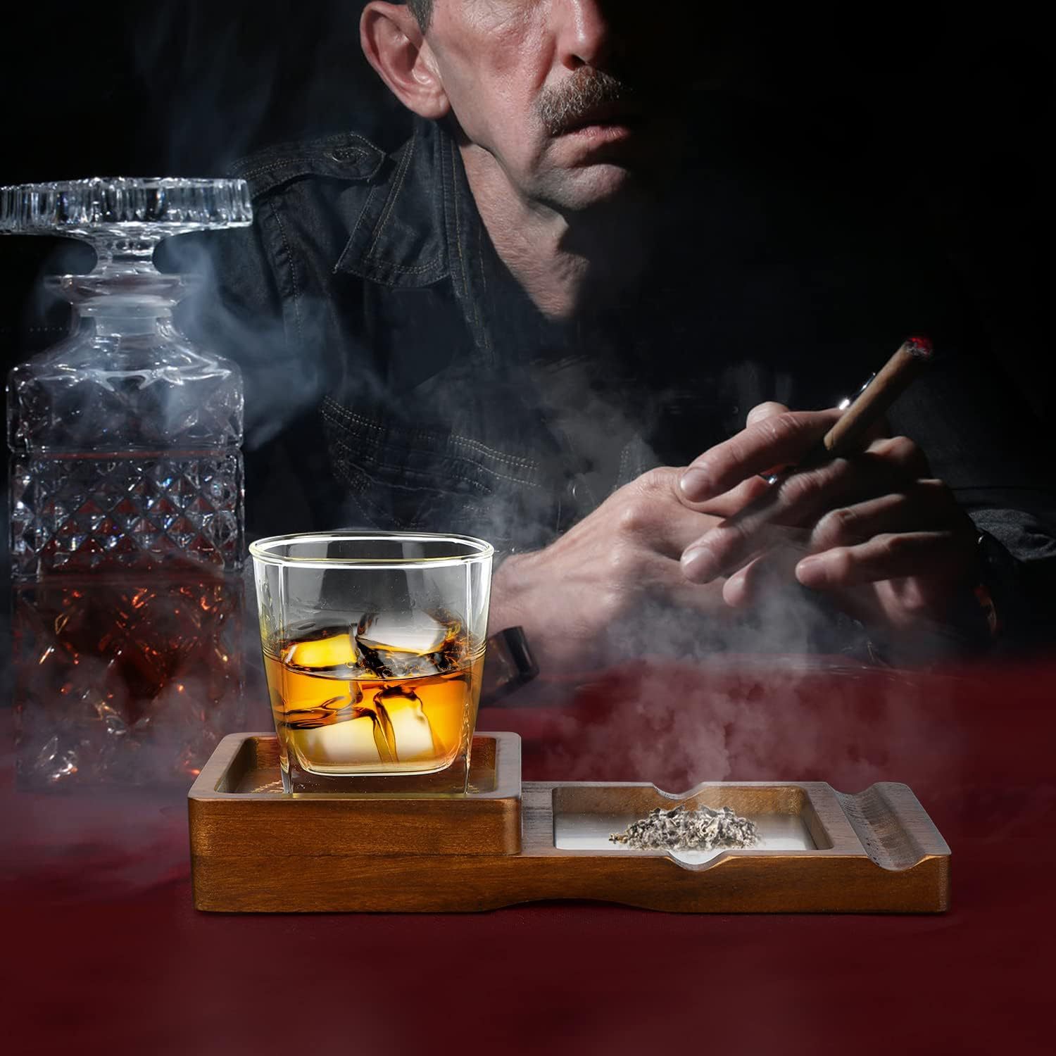 Подставка для сигар из массива – обзор и цена Cigar Cutter Set