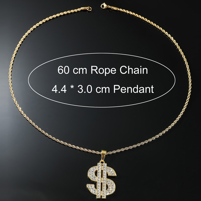 Ожерелье с долларовым знаком в – обзор и цена Men Accessories Singapore