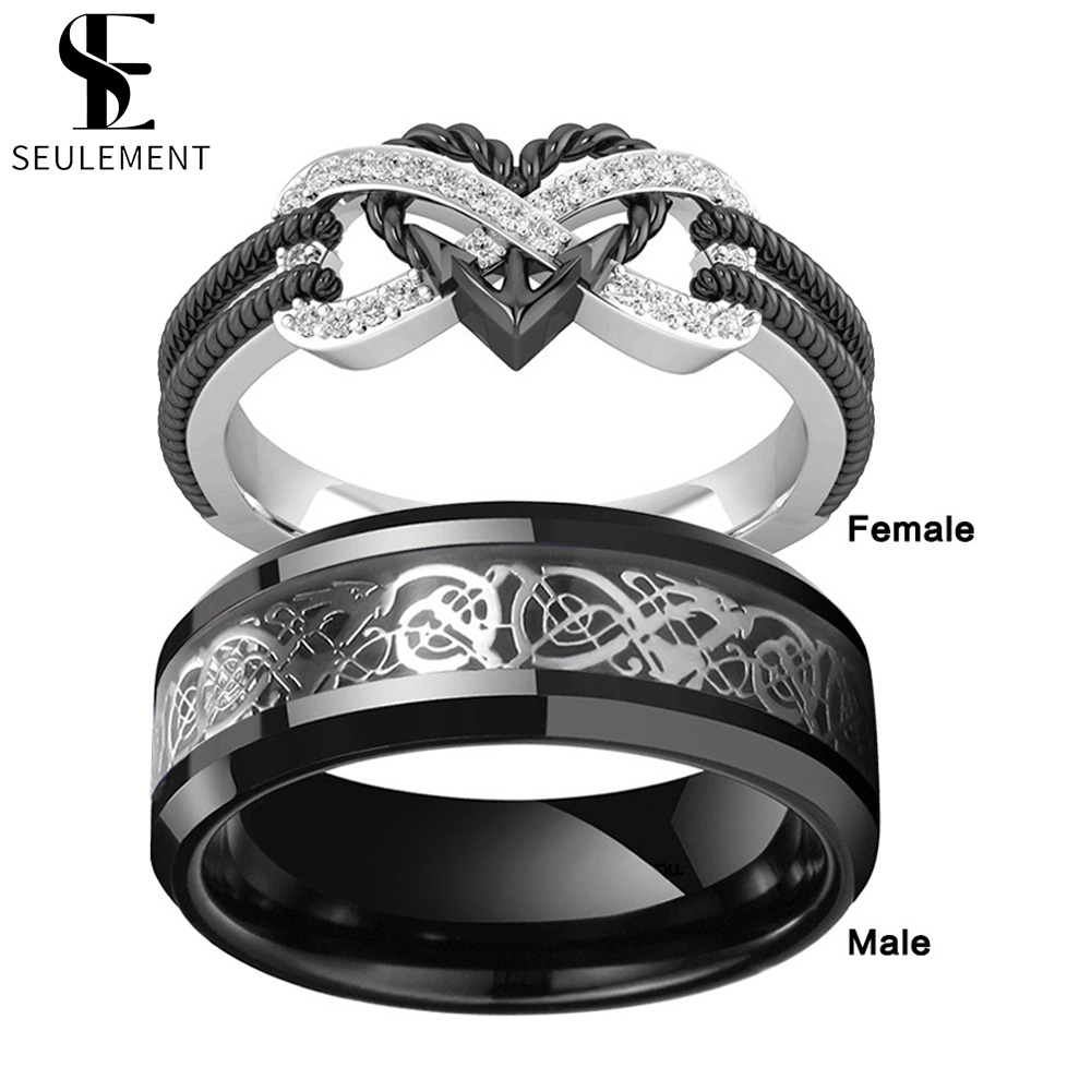 Seulement Love, черные кольца  – обзор и цена Men Accessories List