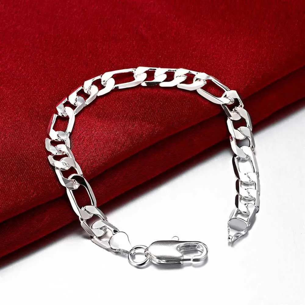 Ожерелье и браслет из серебра  – обзор и цена Men Accessories Chain And Bracelet