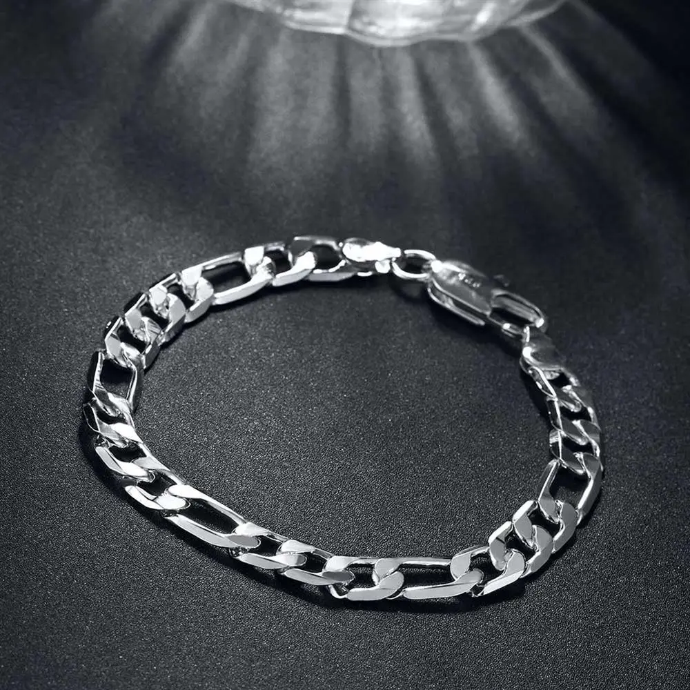Ожерелье и браслет из серебра  – обзор и цена Men Accessories Chain And Bracelet