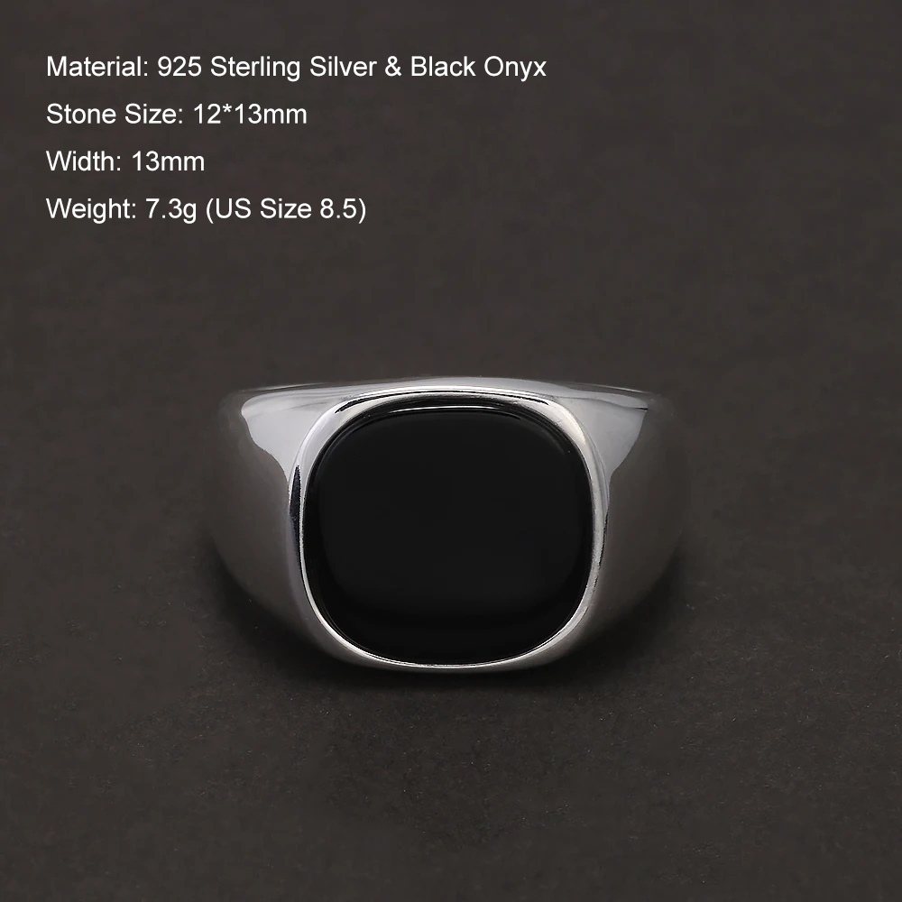 Кольцо-печатка из стерлинговог – обзор и цена Signet Ring Men