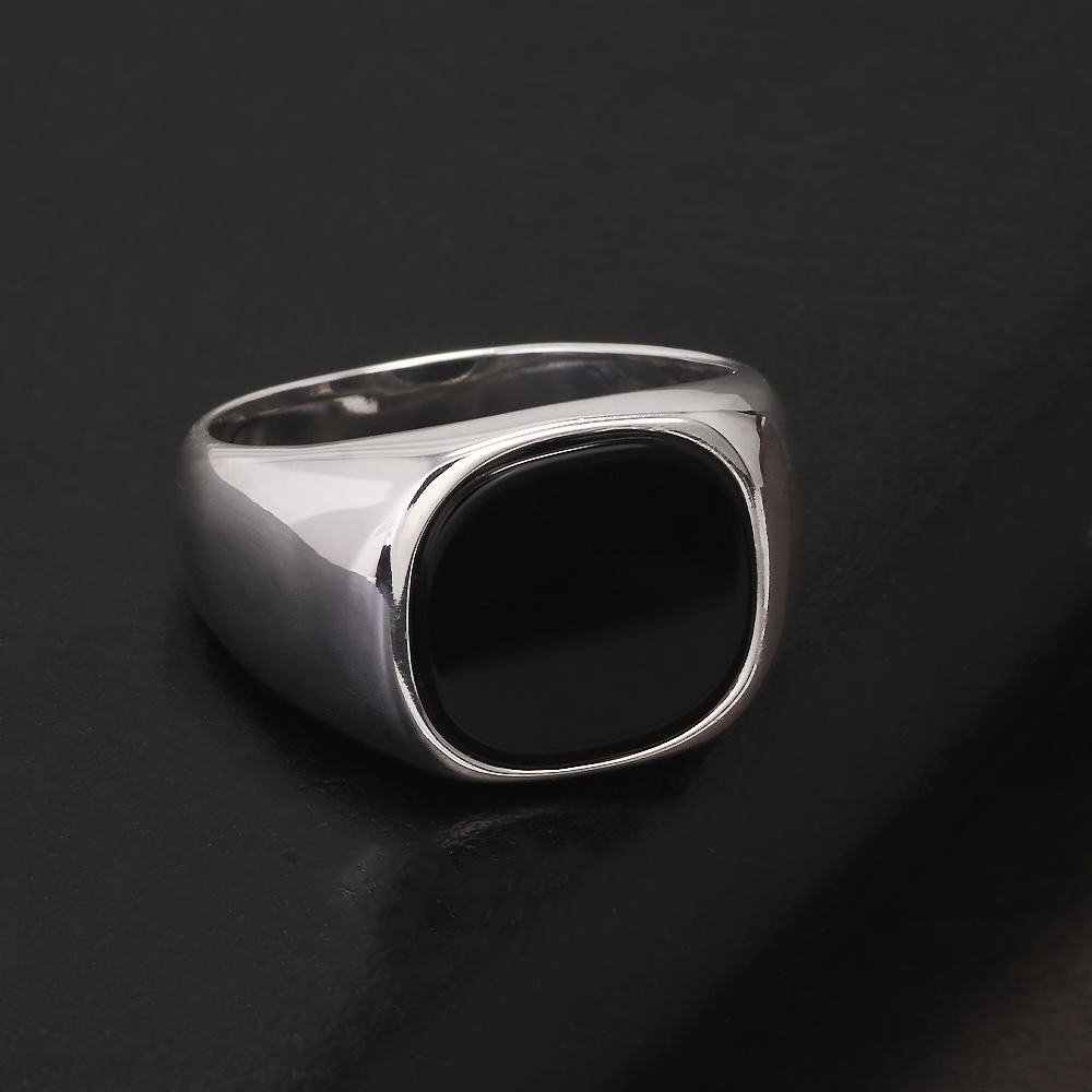 Кольцо-печатка из стерлинговог – обзор и цена Signet Ring Men