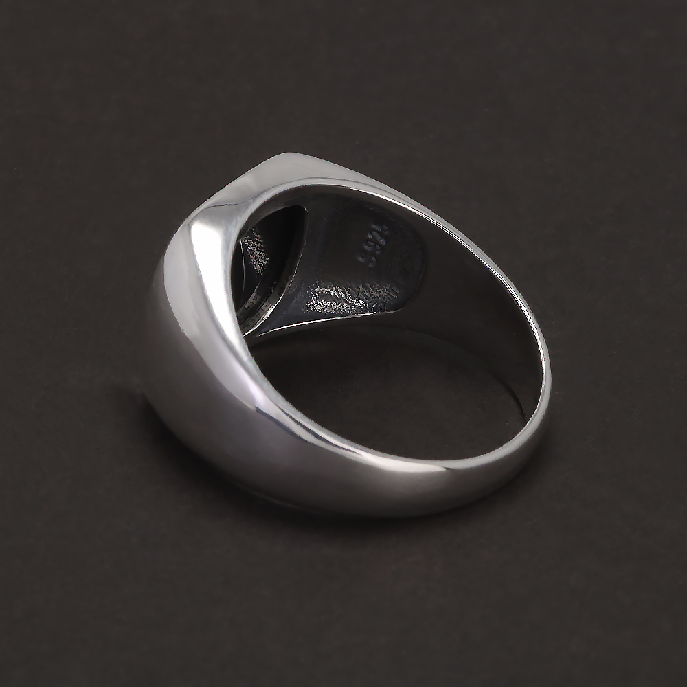 Кольцо-печатка из стерлинговог – обзор и цена Signet Ring Men