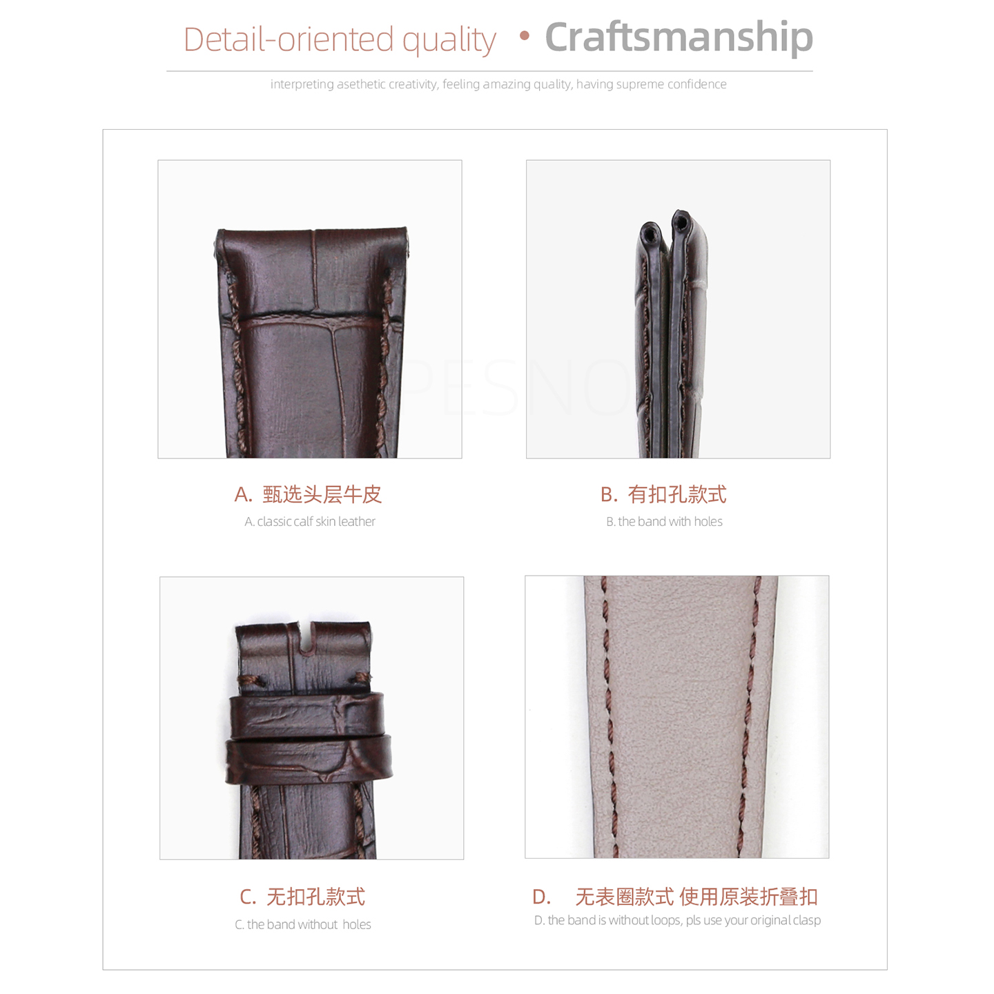 Ремешок для часов PESNO, подхо – обзор и цена Men'S Accessories Types
