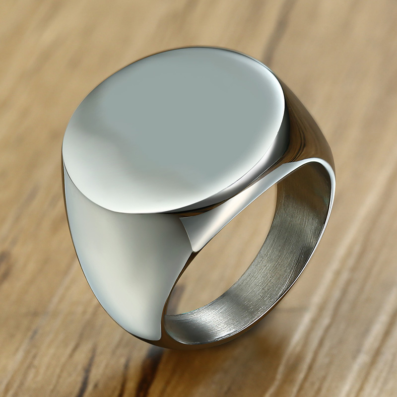 Мужское кольцо с гравировкой б – обзор и цена Signet Ring Men